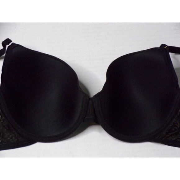 🆕NATORI Jacquard Contour Underwire T-Shirt Bra 34D Black #136059 - Picture 8 of 9